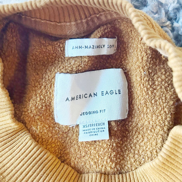 American Eagle Brown Jegging Fit Pullover Womens Size XS - Picture 2 of 5